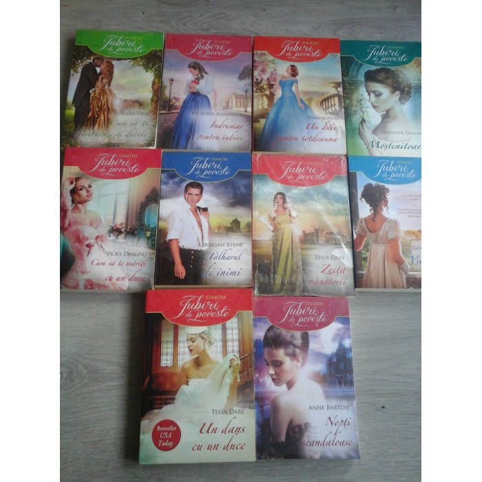 Din colectia " Iubiri de poveste" - 10 volume 
